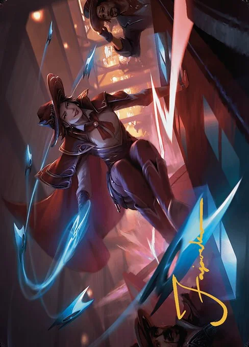 Slick Sequence // Slick Sequence, carta Magic di tipo Card // Card illustrata da Fajareka Setiawan