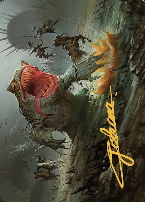 The Gitrog, Ravenous Ride // The Gitrog, Ravenous Ride, carta Magic di tipo Card // Card illustrata da Johan Grenier