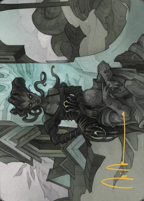 Vraska Joins Up // Vraska Joins Up, carta Magic di tipo Card // Card illustrata da Wylie Beckert
