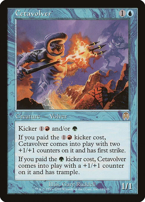 Cetavolver, carta Magic di tipo Creature — Volver illustrata da Gary Ruddell