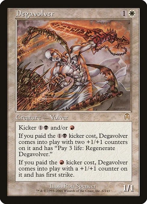 Degavolver, carta Magic di tipo Creature — Volver illustrata da Ron Spencer