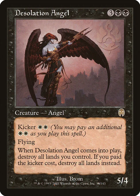 Desolation Angel, carta Magic di tipo Creature — Angel illustrata da Brom