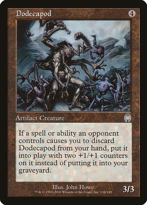 Dodecapod, carta Magic di tipo Artifact Creature — Golem illustrata da John Howe