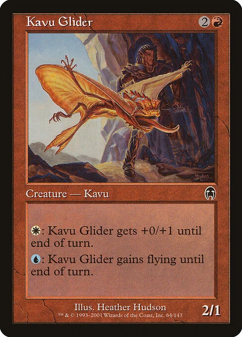 Kavu Glider, carta Magic di tipo Creature — Kavu illustrata da Heather Hudson
