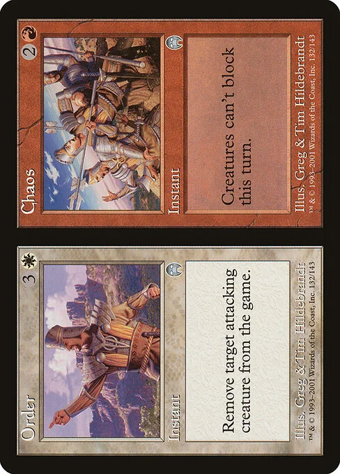 Order // Chaos, carta Magic di tipo Instant // Instant illustrata da Tim Hildebrandt