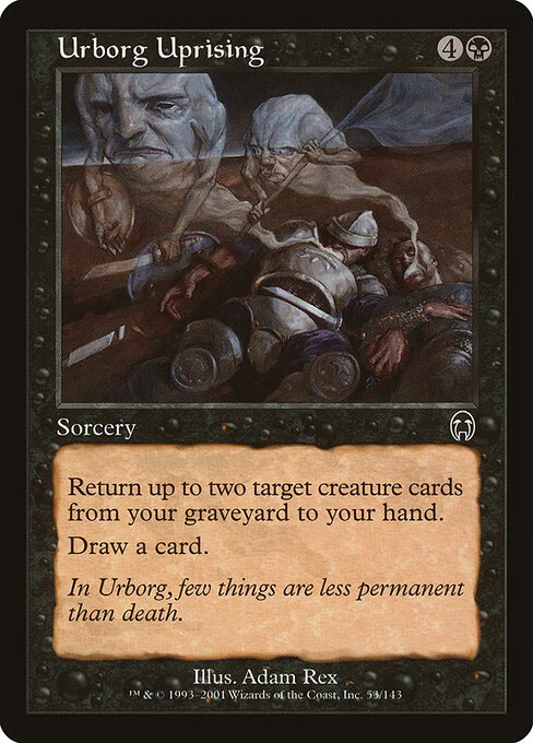 Urborg Uprising, carta Magic di tipo Sorcery illustrata da Adam Rex