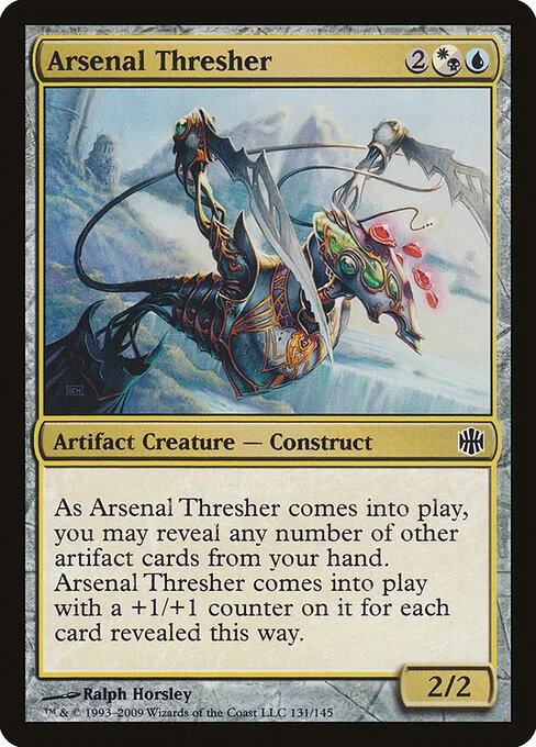 Arsenal Thresher, carta Magic di tipo Artifact Creature — Construct illustrata da Ralph Horsley