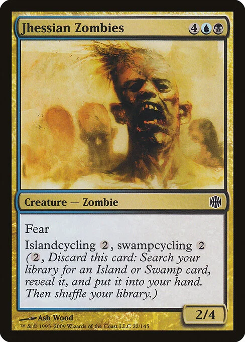 Jhessian Zombies, carta Magic di tipo Creature — Zombie illustrata da Ash Wood