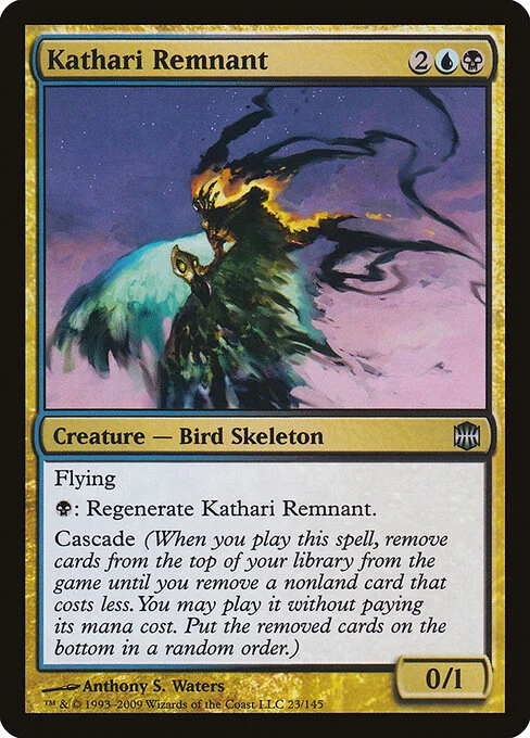 Kathari Remnant, carta Magic di tipo Creature — Bird Skeleton illustrata da Anthony S. Waters