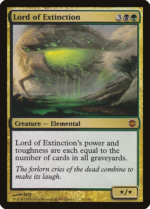 Lord of Extinction, carta Magic di tipo Creature — Elemental illustrata da Izzy