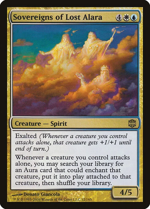 Sovereigns of Lost Alara, carta Magic di tipo Creature — Spirit illustrata da Donato Giancola