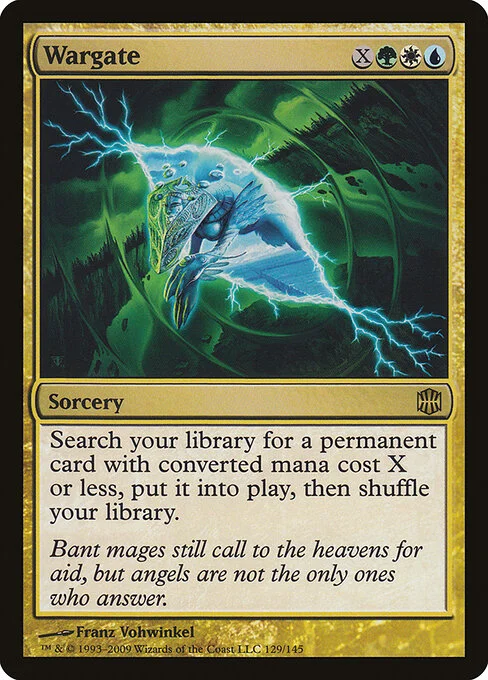 Wargate, carta Magic di tipo Sorcery illustrata da Franz Vohwinkel