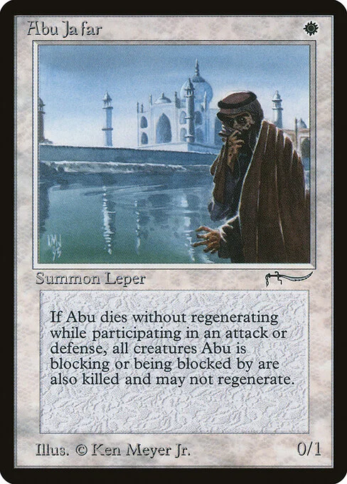 Abu Ja'far, carta Magic di tipo Creature — Human illustrata da Ken Meyer, Jr.