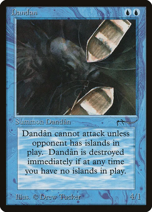 Dandân, carta Magic di tipo Creature — Fish illustrata da Drew Tucker