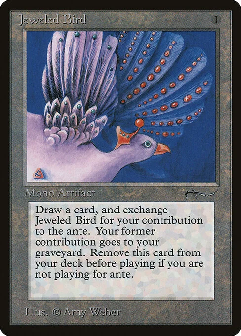 Jeweled Bird, carta Magic di tipo Artifact illustrata da Amy Weber