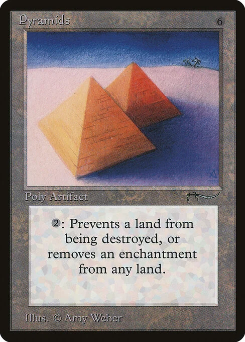 Pyramids, carta Magic di tipo Artifact illustrata da Amy Weber
