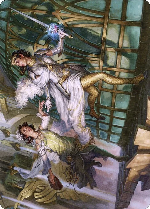 Daring Escape // Daring Escape, carta Magic di tipo Card // Card illustrata da Ekaterina Burmak