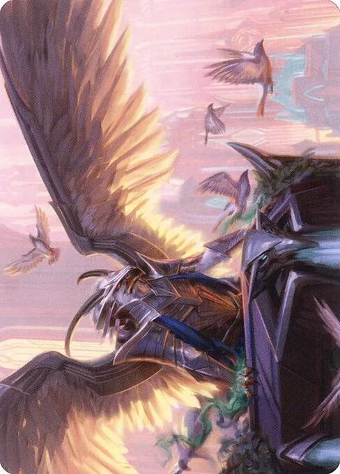 Falco Spara, Pactweaver // Falco Spara, Pactweaver, carta Magic di tipo Card // Card illustrata da Kieran Yanner