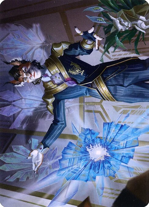 Kros, Defense Contractor // Kros, Defense Contractor, carta Magic di tipo Card // Card illustrata da Katerina Ladon