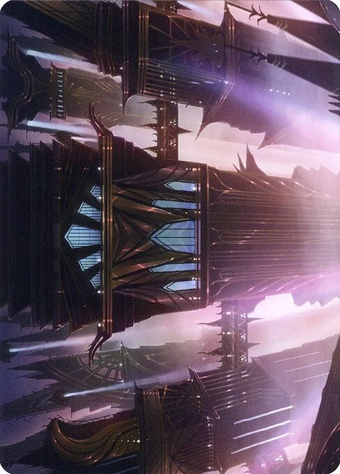 Skybridge Towers // Skybridge Towers, carta Magic di tipo Card // Card illustrata da Muhammad Firdaus