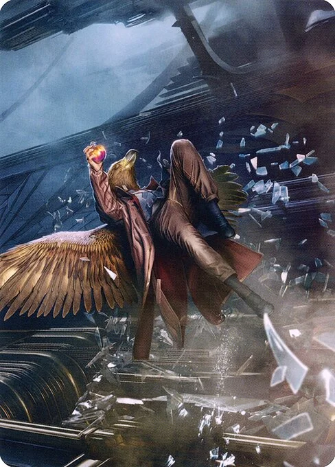 Skyway Robber // Skyway Robber, carta Magic di tipo Card // Card illustrata da Denys Tsiperko