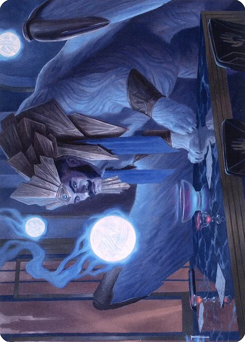 Tivit, Seller of Secrets // Tivit, Seller of Secrets, carta Magic di tipo Card // Card illustrata da Chris Rahn