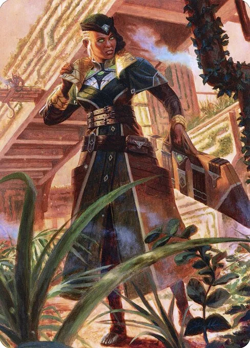 Vivien on the Hunt // Vivien on the Hunt, carta Magic di tipo Card // Card illustrata da Jake Murray