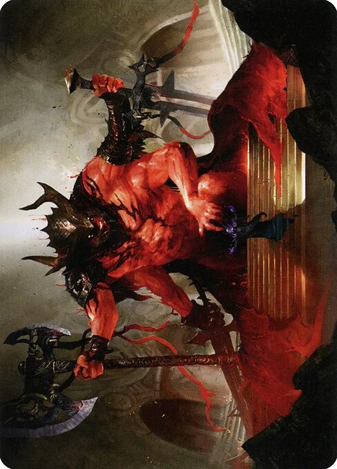 Awaken the Blood Avatar // Awaken the Blood Avatar, carta Magic di tipo Card // Card illustrata da Kekai Kotaki