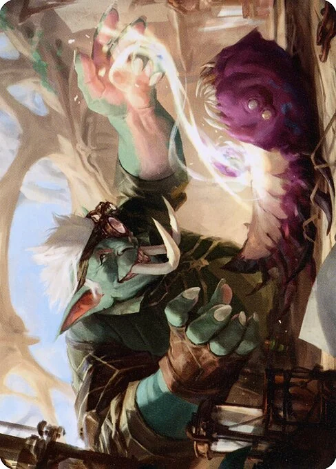 Novice Dissector // Novice Dissector, carta Magic di tipo Card // Card illustrata da Mads Ahm