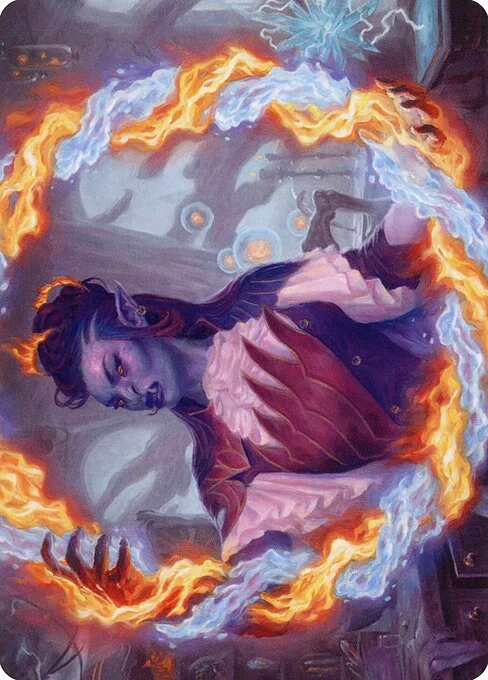 Rootha, Mercurial Artist // Rootha, Mercurial Artist, carta Magic di tipo Card // Card illustrata da Chris Rahn
