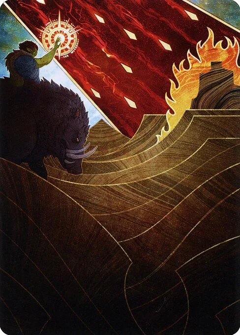 Stone Rain // Stone Rain, carta Magic di tipo Card // Card illustrata da Justin Hernandez & Alexis Hernandez