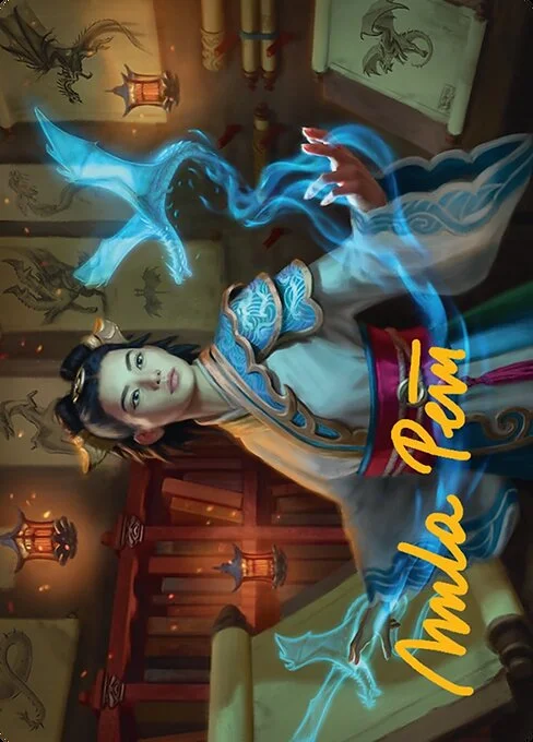 Dragonologist // Dragonologist, carta Magic di tipo Card // Card illustrata da Mila Pesic