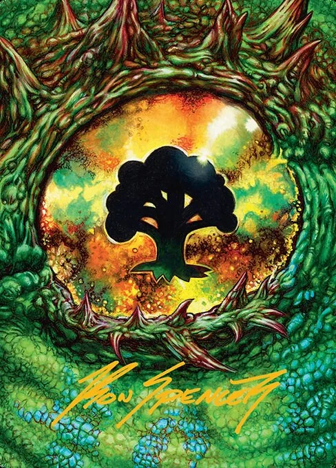 Forest // Forest, carta Magic di tipo Card // Card illustrata da Ron Spencer