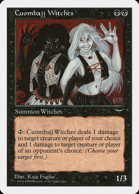 Cuombajj Witches, carta Magic di tipo Creature — Human Wizard illustrata da Kaja Foglio