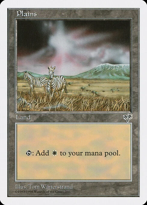 Plains, carta Magic di tipo Basic Land — Plains illustrata da Tom Wänerstrand