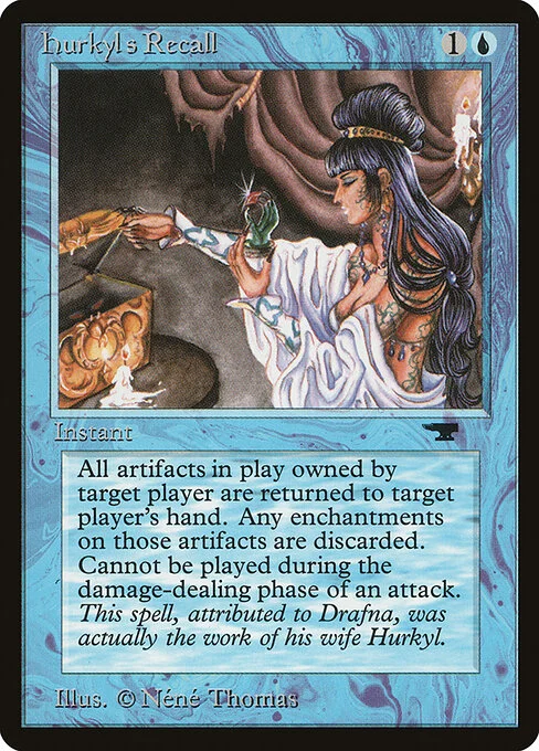 Hurkyl's Recall, carta Magic di tipo Instant illustrata da NéNé Thomas