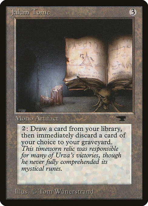 Jalum Tome, carta Magic di tipo Artifact — Book illustrata da Tom Wänerstrand