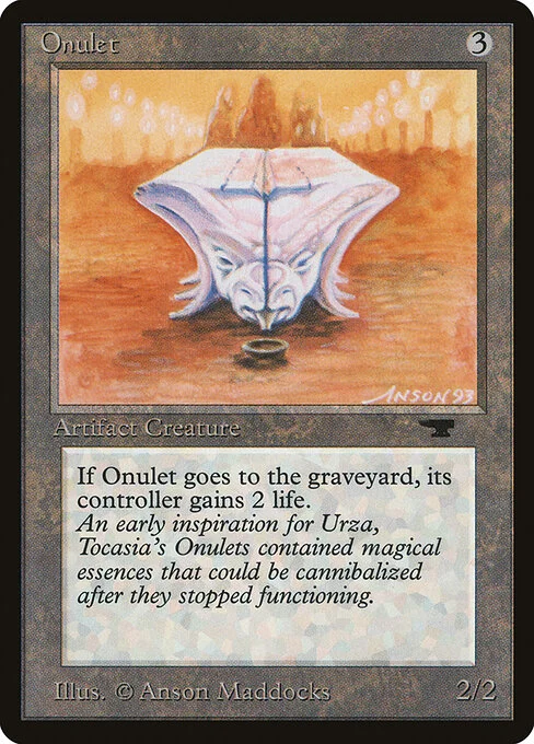 Onulet, carta Magic di tipo Artifact Creature — Construct illustrata da Anson Maddocks