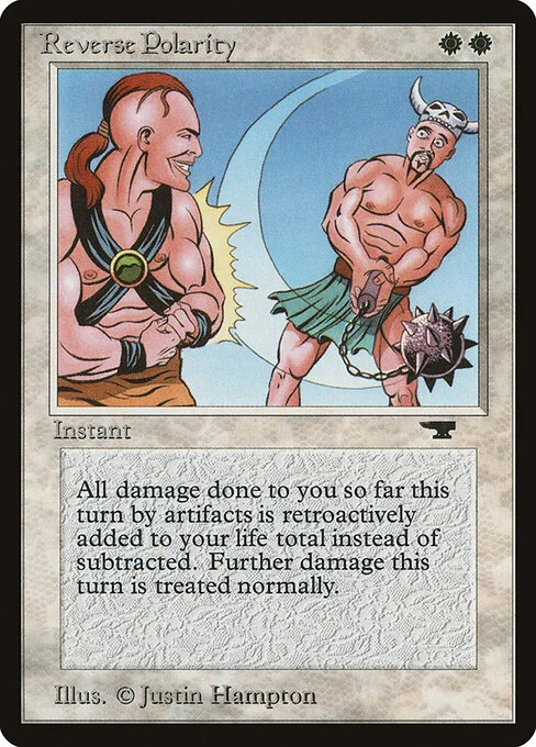 Reverse Polarity, carta Magic di tipo Instant illustrata da Justin Hampton