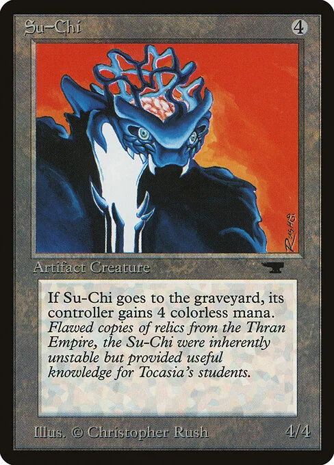 Su-Chi, carta Magic di tipo Artifact Creature — Construct illustrata da Christopher Rush