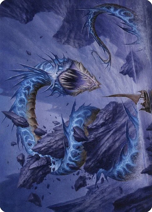 Biolume Serpent // Biolume Serpent, carta Magic di tipo Card // Card illustrata da Filip Burburan