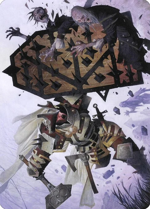 Estwald Shieldbasher // Estwald Shieldbasher, carta Magic di tipo Card // Card illustrata da Wayne Reynolds
