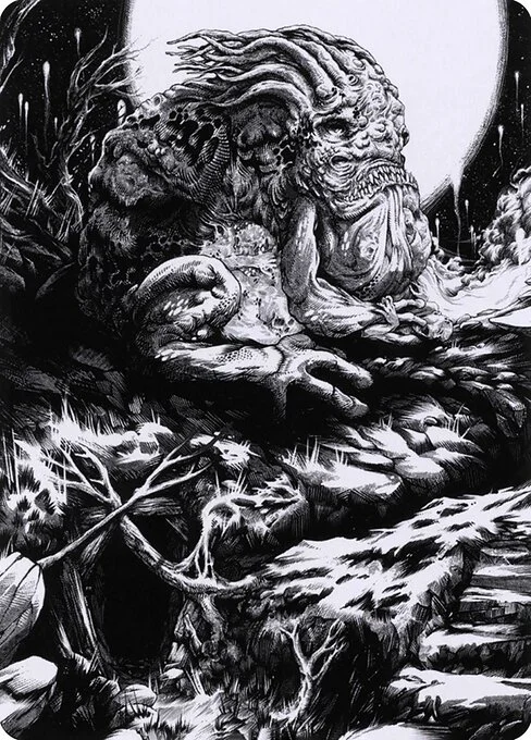 Grolnok, the Omnivore // Grolnok, the Omnivore, carta Magic di tipo Card // Card illustrata da DZO