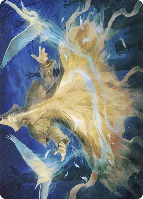 Heron-Blessed Geist // Heron-Blessed Geist, carta Magic di tipo Card // Card illustrata da Jason A. Engle