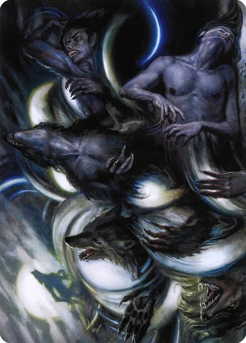 Lunar Rejection // Lunar Rejection, carta Magic di tipo Card // Card illustrata da Donato Giancola