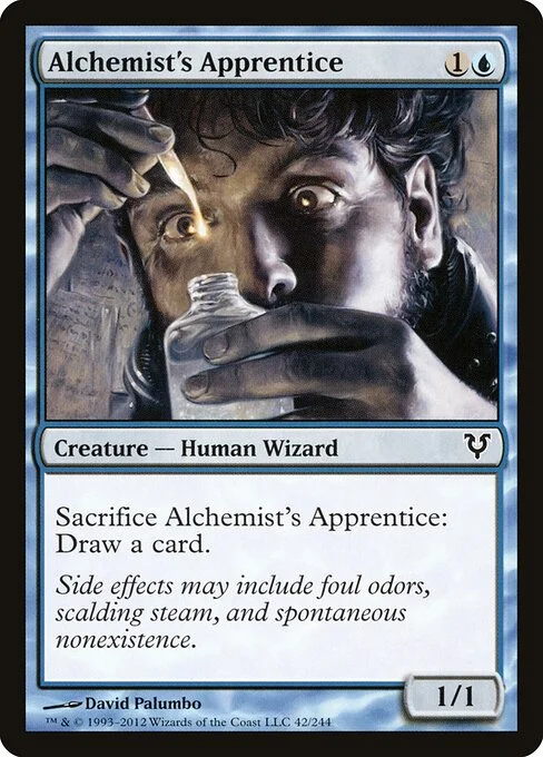 Alchemist's Apprentice, carta Magic di tipo Creature — Human Wizard illustrata da David Palumbo