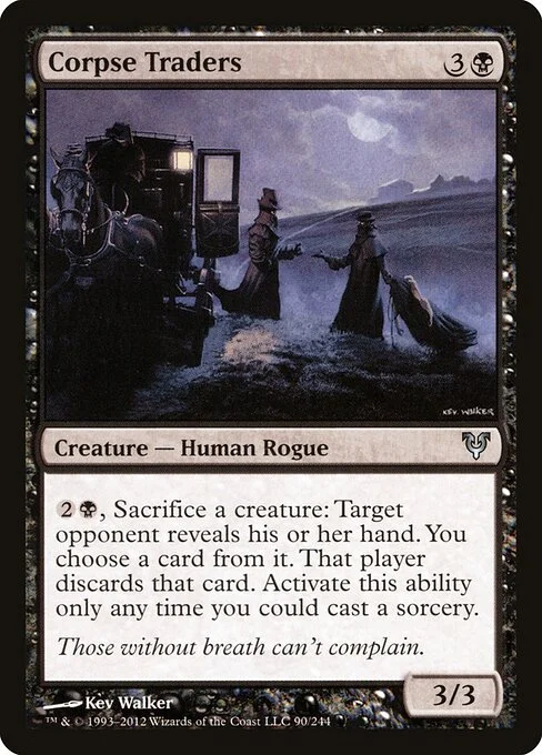 Corpse Traders, carta Magic di tipo Creature — Human Rogue illustrata da Kev Walker