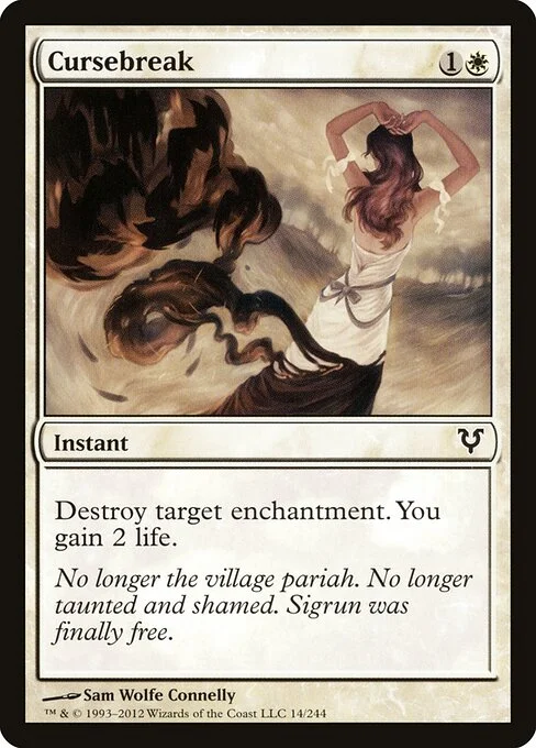 Cursebreak, carta Magic di tipo Instant illustrata da Sam Wolfe Connelly