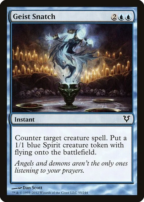 Geist Snatch, carta Magic di tipo Instant illustrata da Dan Murayama Scott