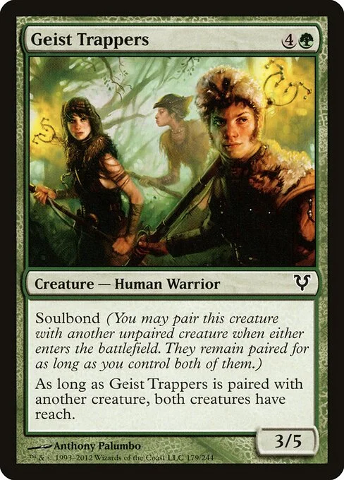Geist Trappers, carta Magic di tipo Creature — Human Warrior illustrata da Anthony Palumbo